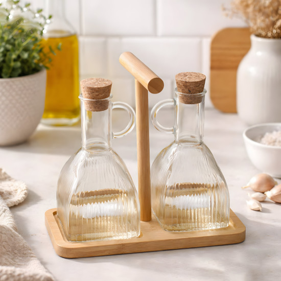 Glass Oil Dispenser - 2 Pcs